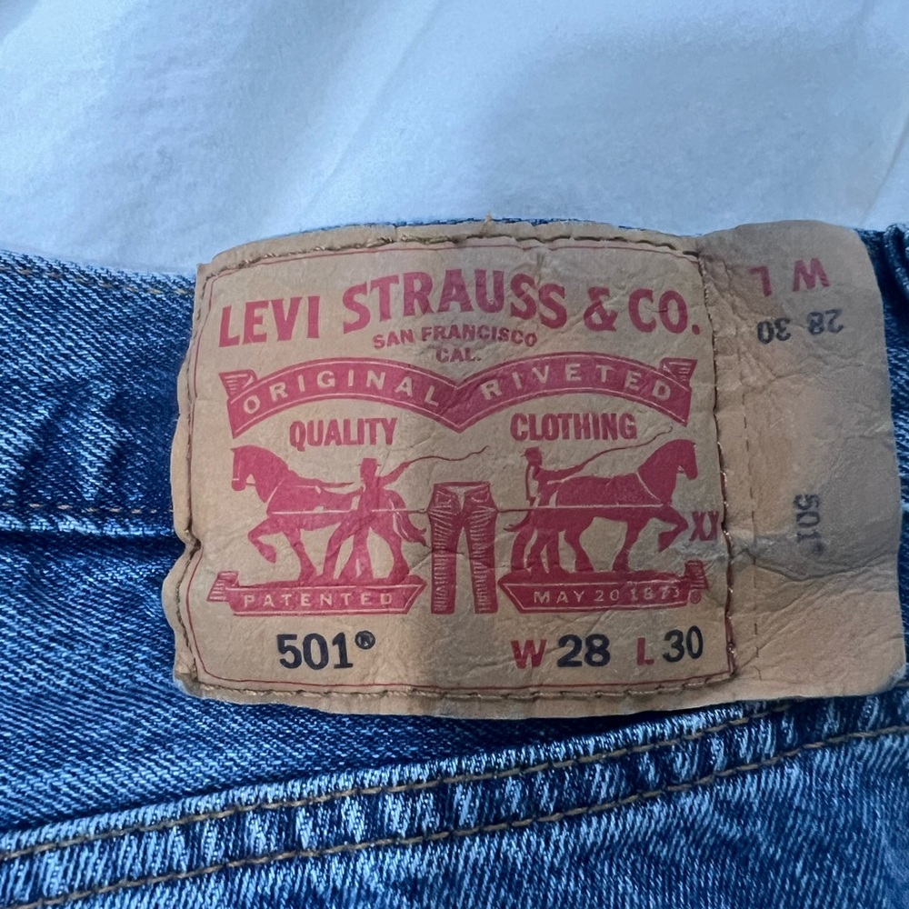 Levi's Blue Straight Jeans Classic Style